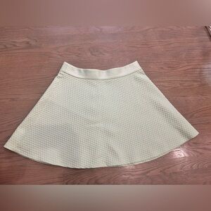 NWOT Banana Republic Light Green Waffle A-line Mini Skirt Women’s size 10